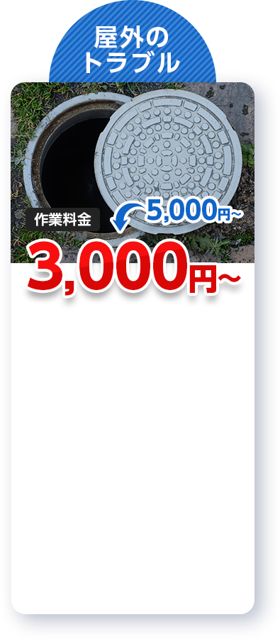 屋外のトラブル